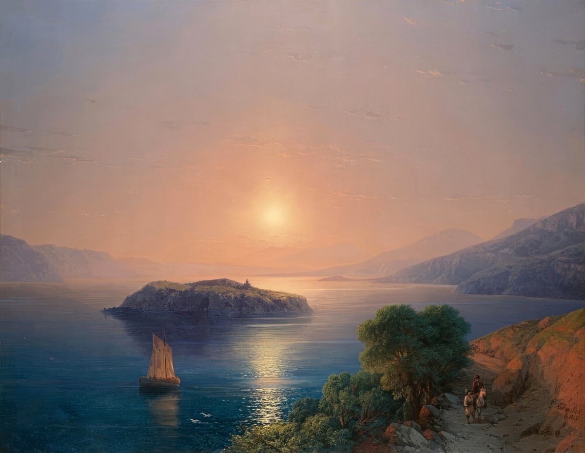 ivan aivazovsky
sevan, sunrise, 1869
