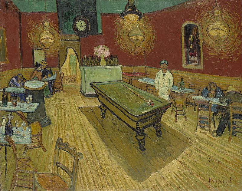 vincent van gogh 
the night café, 1888