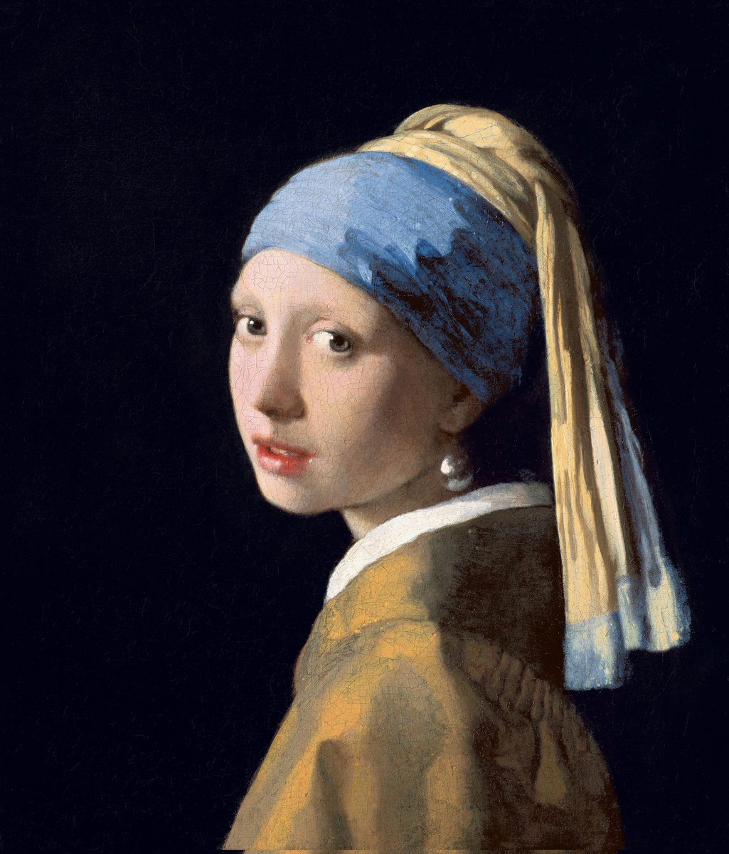 johannes vermeer 
girl with a pearl earring, 1665
