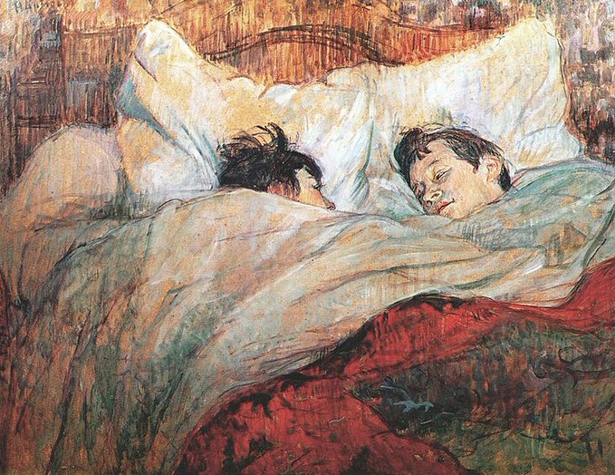 henri de toulouse-lautrec
in bed