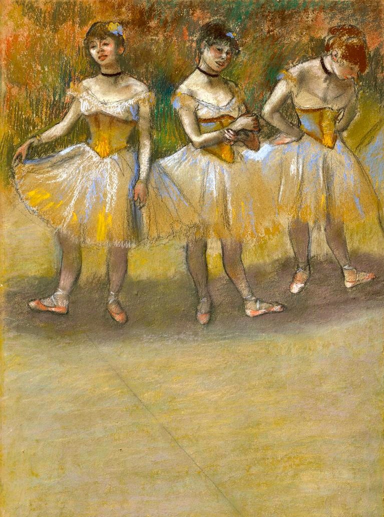 edgar degas
three dancers, 1880
