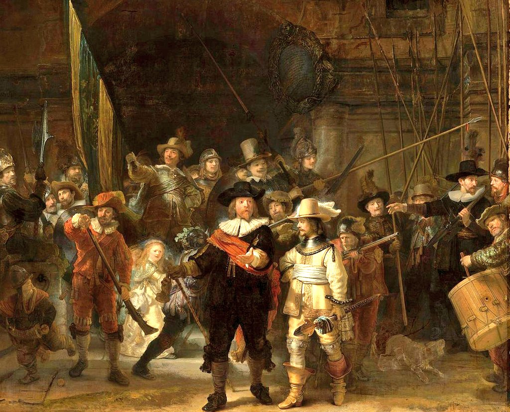 rembrandt van rijn
the night watch, 1642