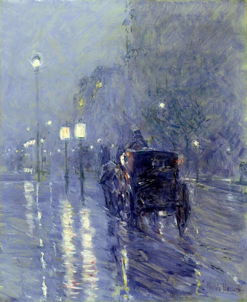 frederick childe hassam
rainy night