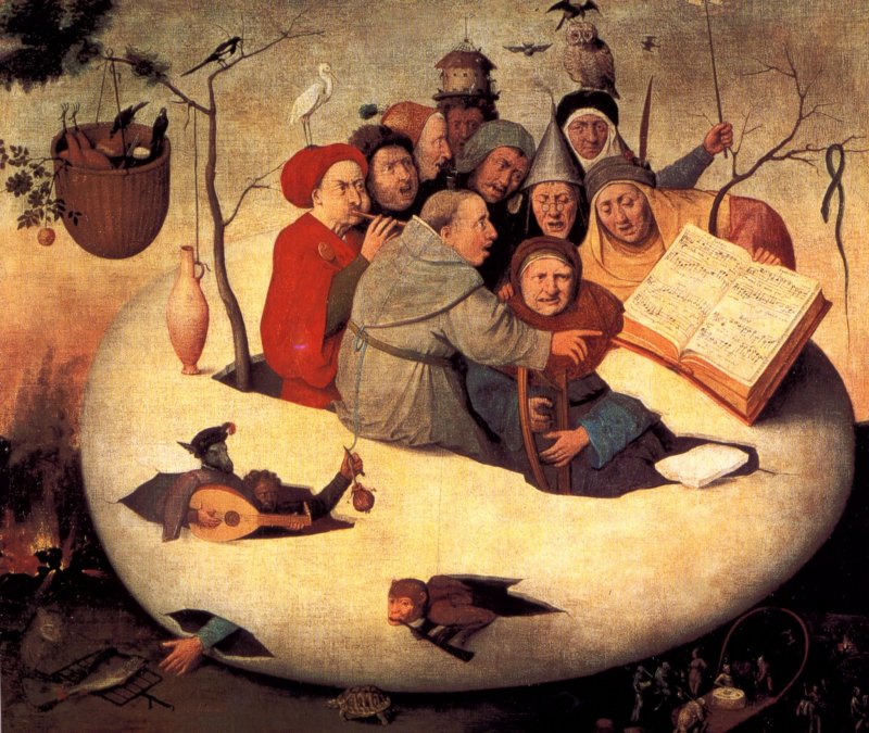 hieronymus bosch
concert in the egg, 1480