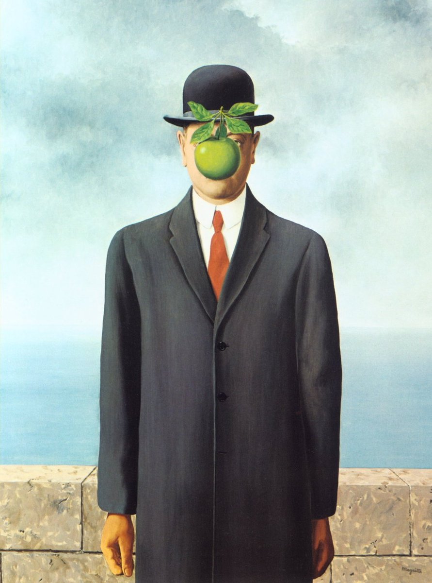 rené magritte 
the son of man, 1964