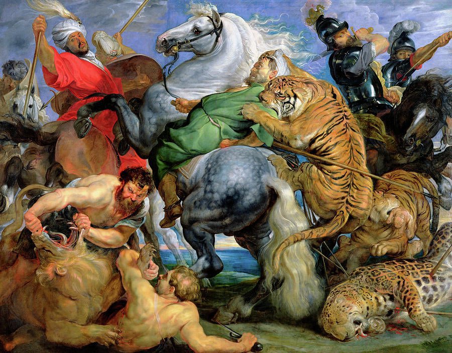 peter paul rubens
the tiger hunt, 1616
